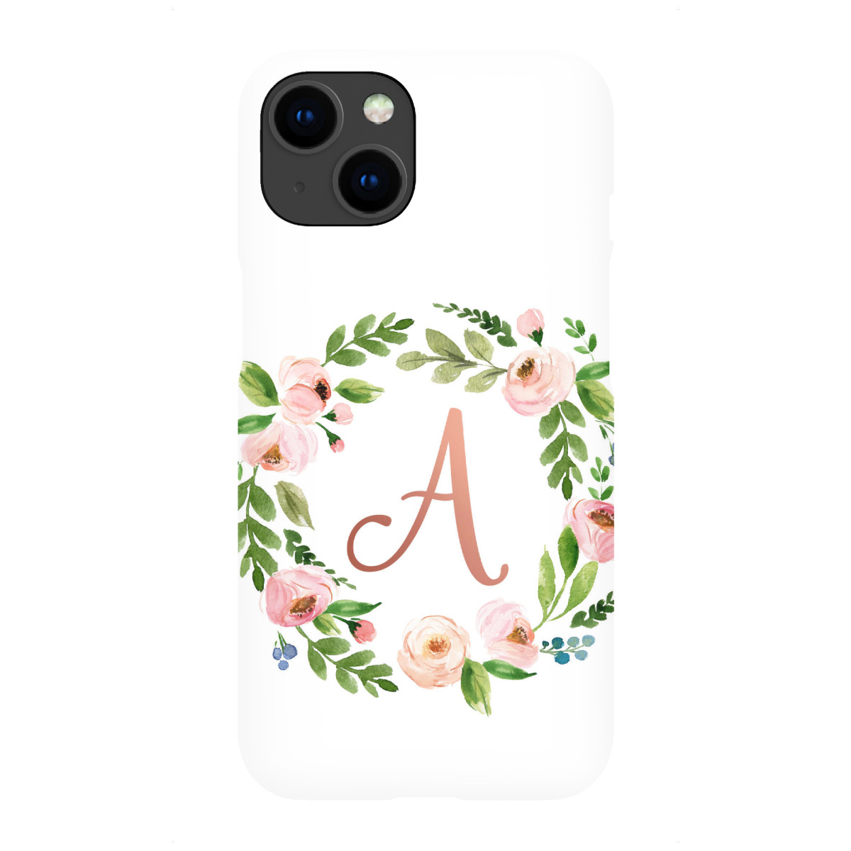 iPhone "Initial Letter A Rose Gold" Premium-Case Handyhülle artboxONE