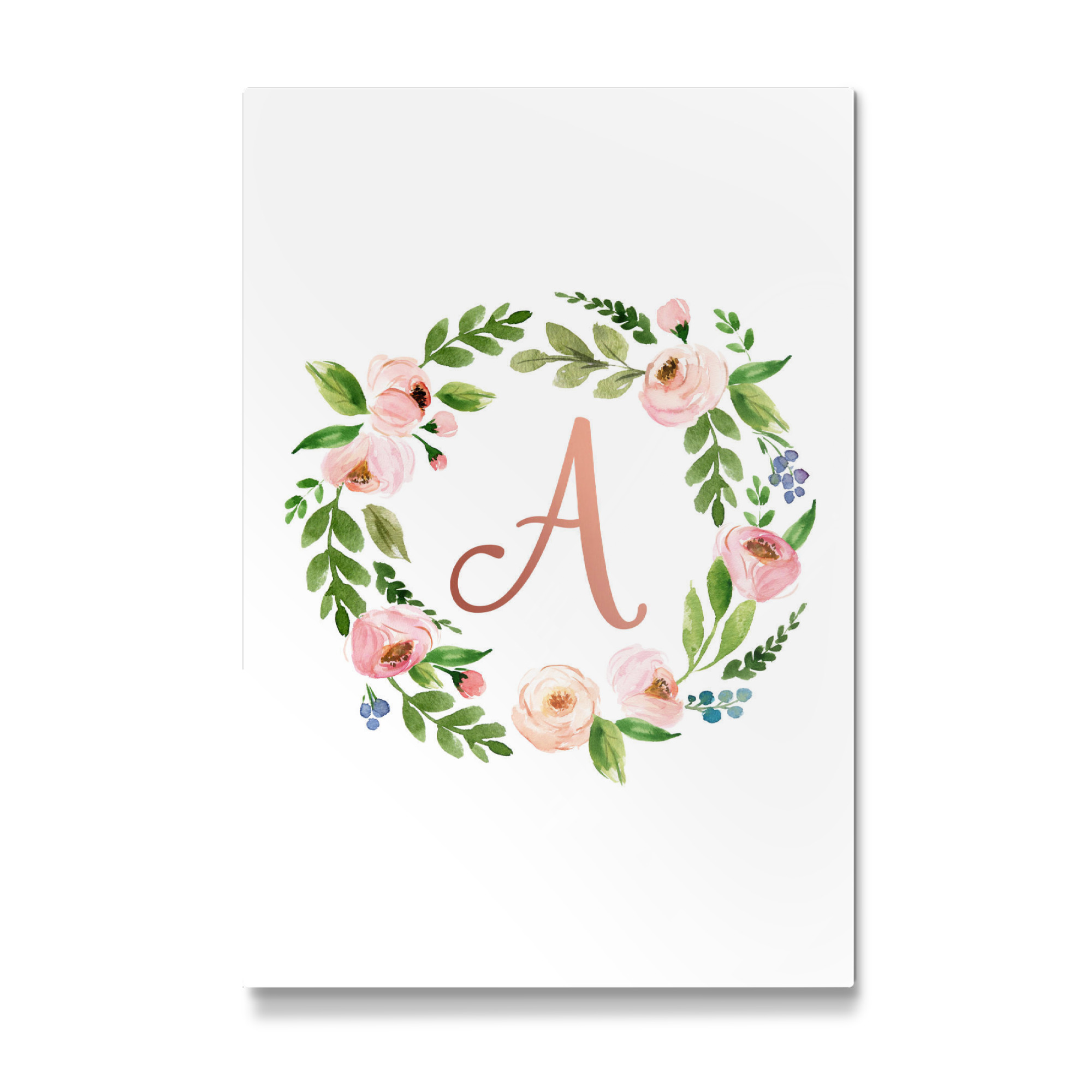 Galerie-Print "Initial Letter A Rose Gold" 75x50 cm artboxONE