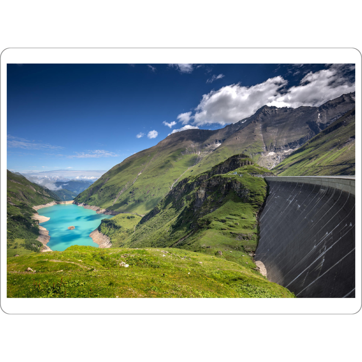 Tischset "Hochgebirgsstauseen Kaprun" artboxONE - Natur,Architektur