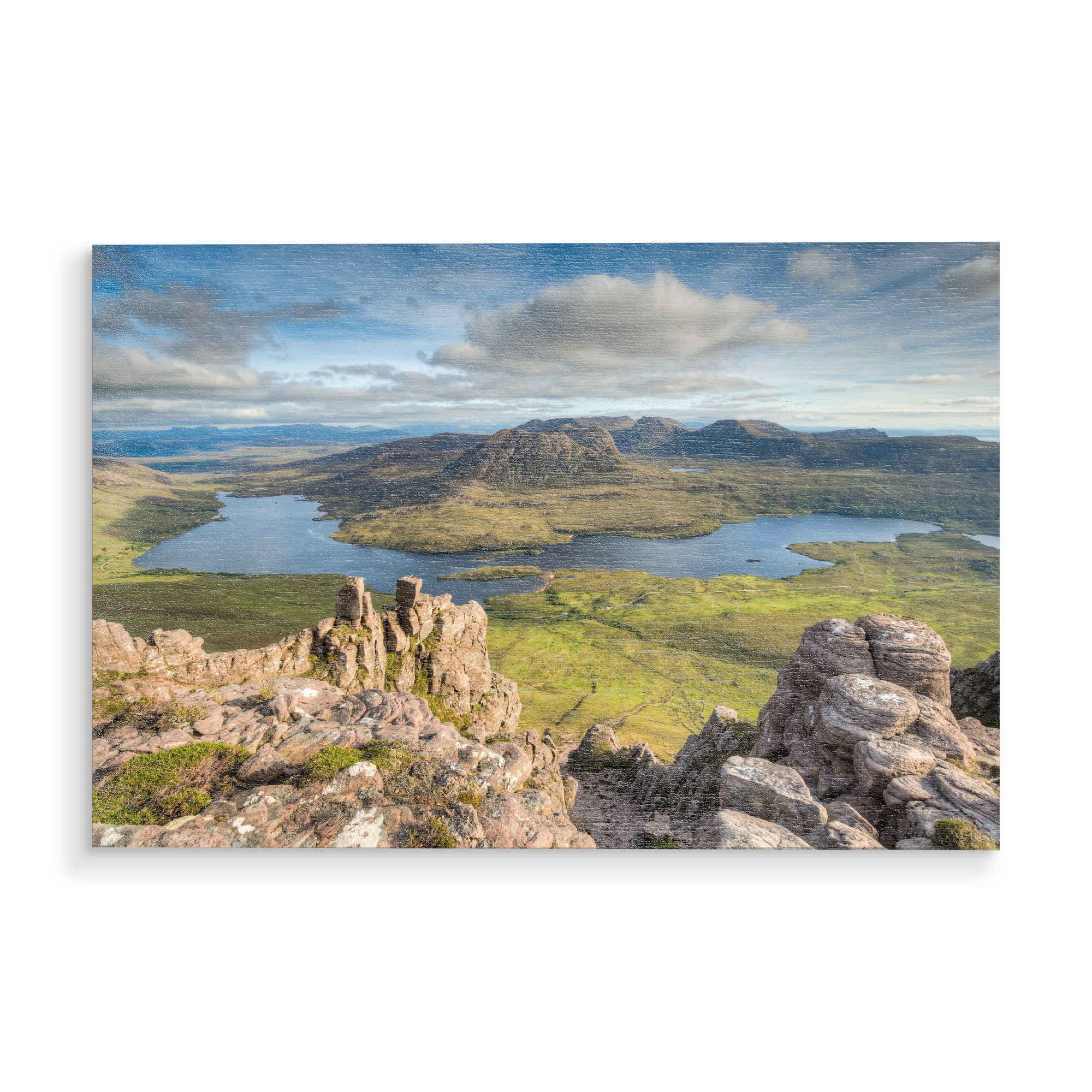 Holzbild "Stac Pollaidh in Schottland" artboxONE - Natur,Reise,Reise / Länder
