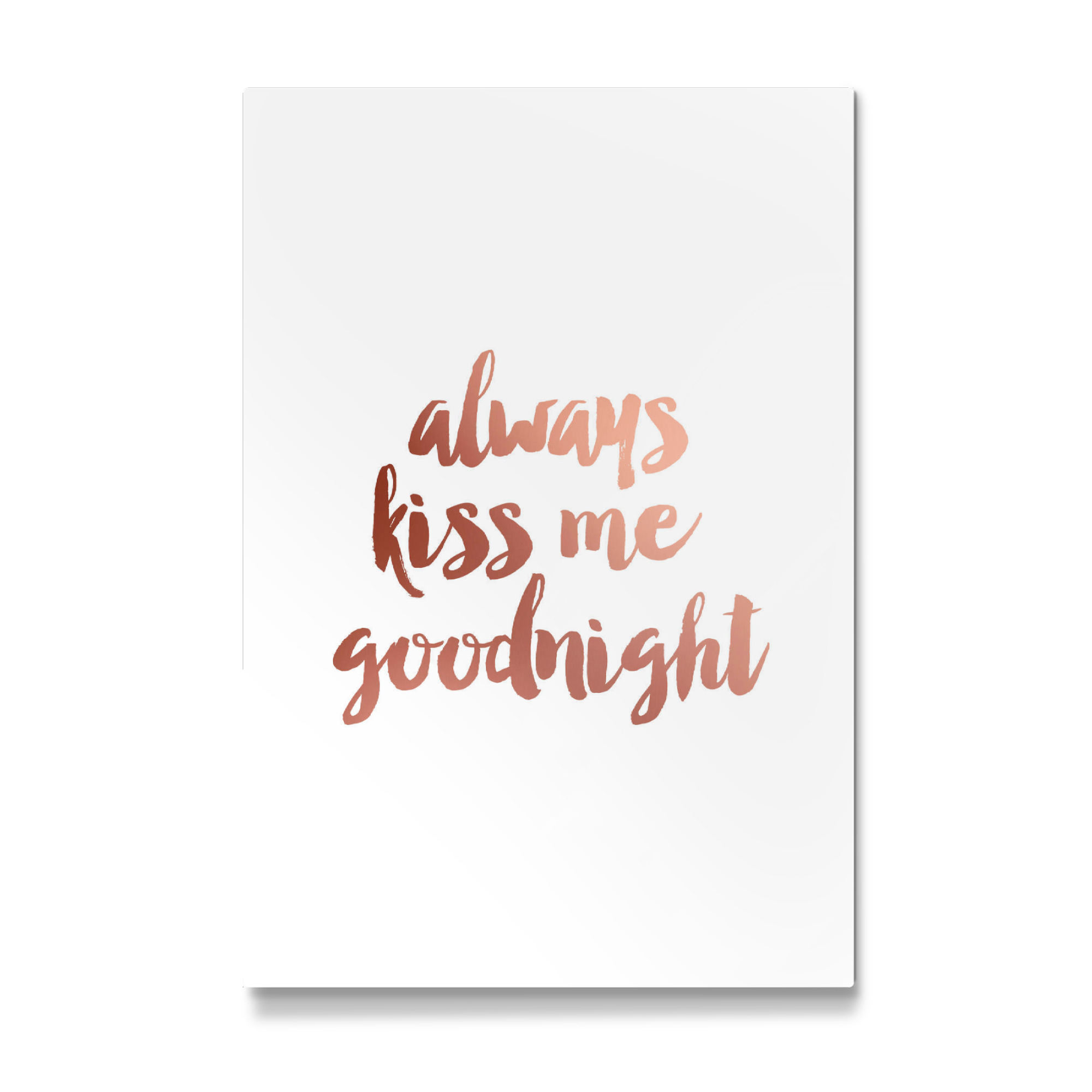 Galerie-Print "Always kiss me goodnight" 30x20 cm artboxONE