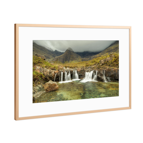 Poster mit Rahmen Kupfer "Fairy Pools, Schottland" artboxONE - Natur,Reise,Reise / Länder