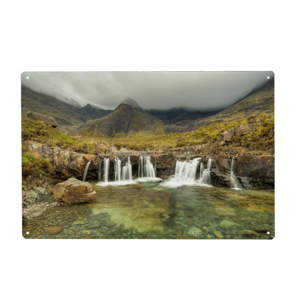 Metall Poster "Fairy Pools, Schottland" artboxONE - Natur,Reise,Reise / Länder