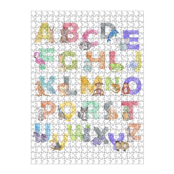 Puzzle Ravensburger "Watercolor Animal Alphabet" artboxONE - Für Kinder