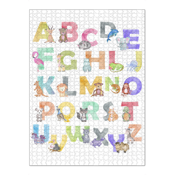 Puzzle Ravensburger "Watercolor Animal Alphabet" artboxONE - Für Kinder