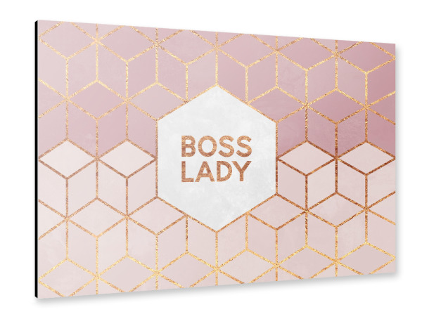 Alu-Dibond "Boss Lady 2" 30x20 cm artboxONE