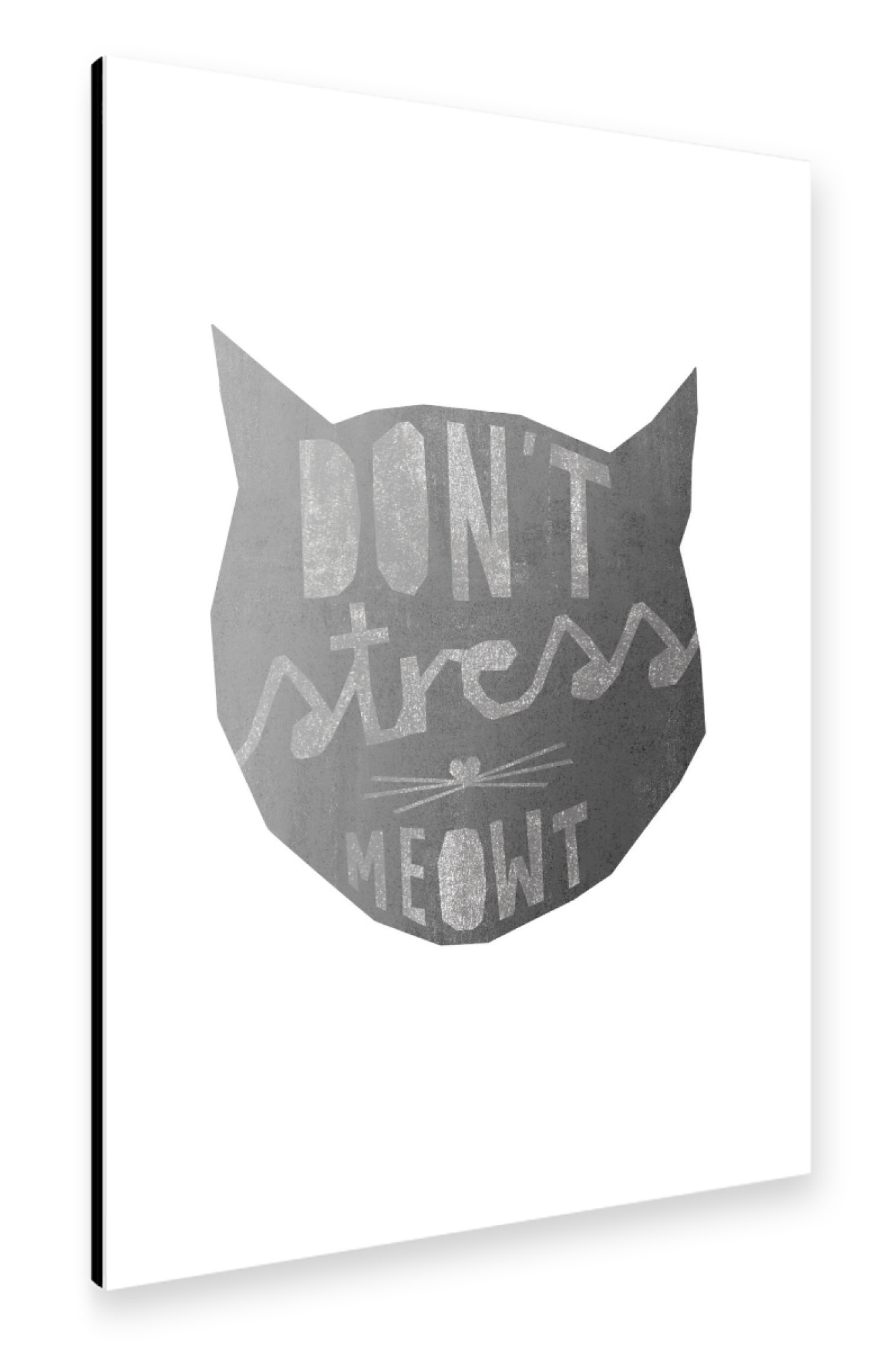 Alu-Dibond "No Stress" 75x50 cm artboxONE