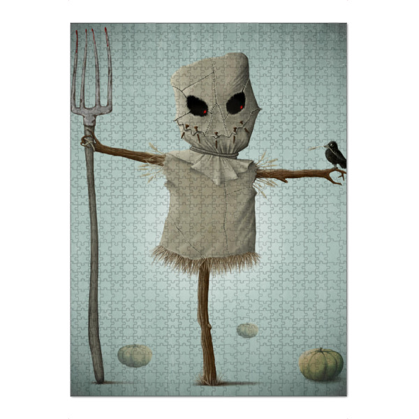 Puzzle Ravensburger "Halloween Scarecrow" artboxONE - Comic,Halloween