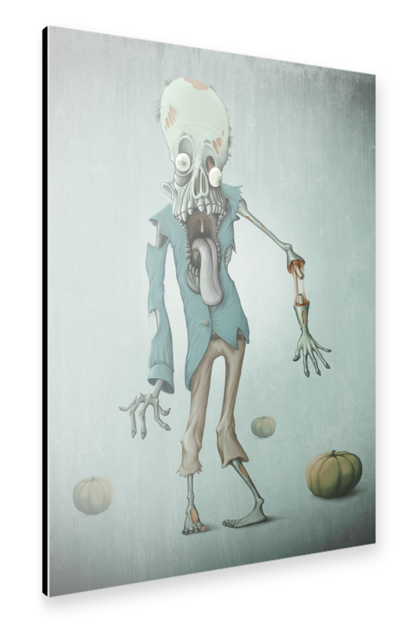 Alu-Dibond "Funny zombie" 75x50 cm artboxONE