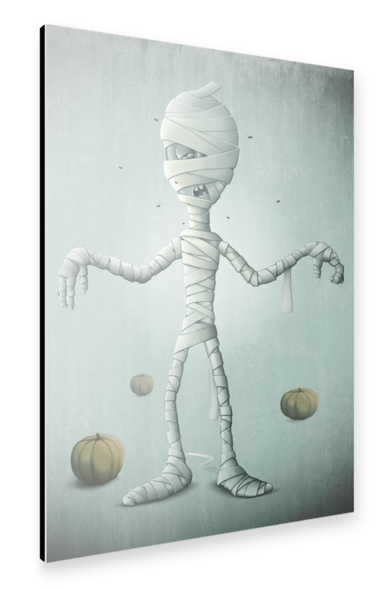 Alu-Dibond "Halloween Mummy" 75x50 cm artboxONE