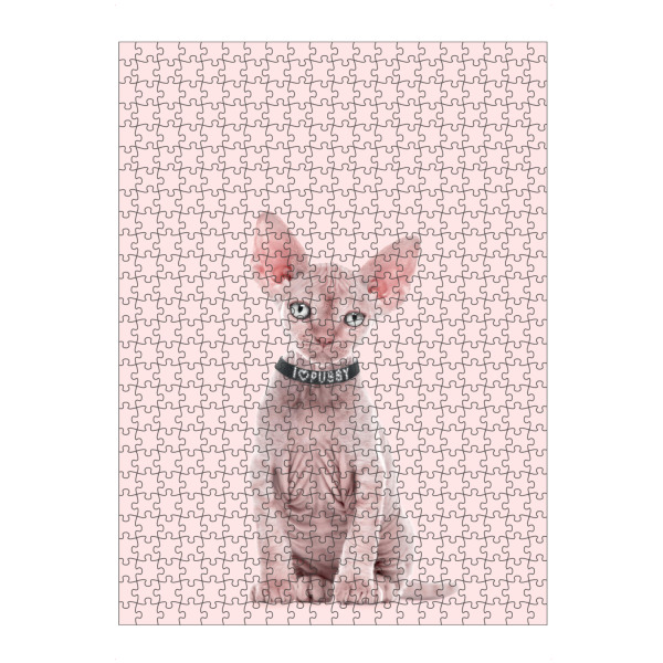 Puzzle Ravensburger "Pussy 2" artboxONE - Tiere,Abstrakt,Liebe,Fashion