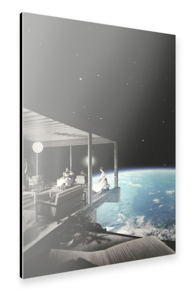 Alu-Dibond "The view" 30x20 cm artboxONE