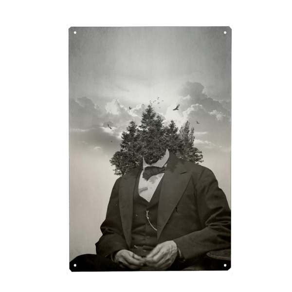 Metall Poster "Forest 3" artboxONE - Abstrakt