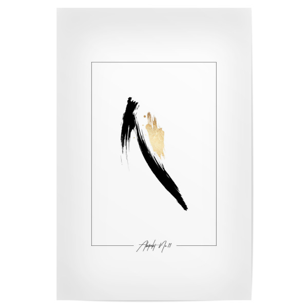 Poster "ABSTRAKT NO.11" artboxONE - Abstrakt,Schwarzweiß,Fashion