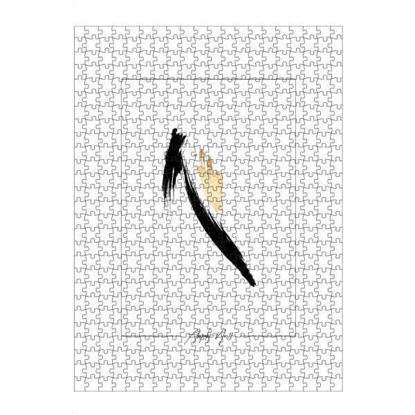 Puzzle Ravensburger "ABSTRAKT NO.11" artboxONE - Abstrakt,Schwarzweiß,Fashion