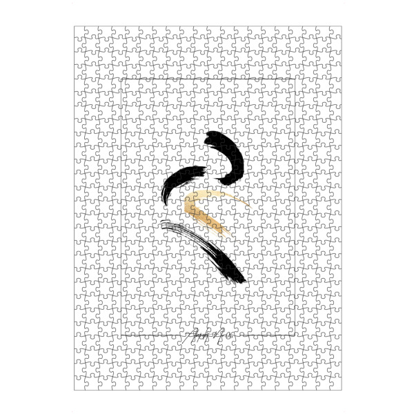 Puzzle Ravensburger "ABSTRAKT NO.06" artboxONE - Abstrakt,Schwarzweiß