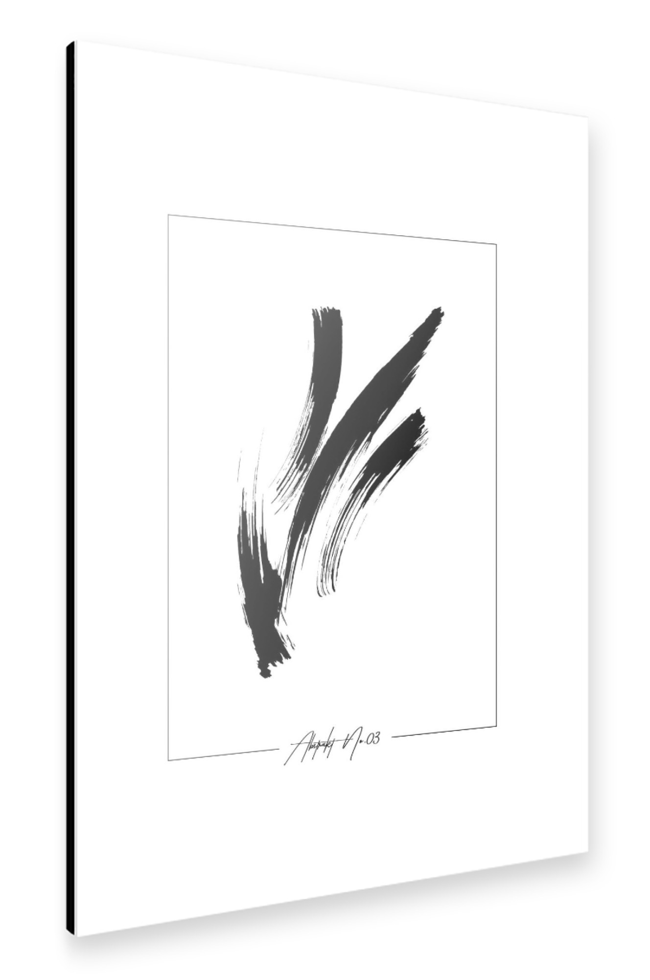 Alu-Dibond "ABSTRAKT NO.03" 30x20 cm artboxONE