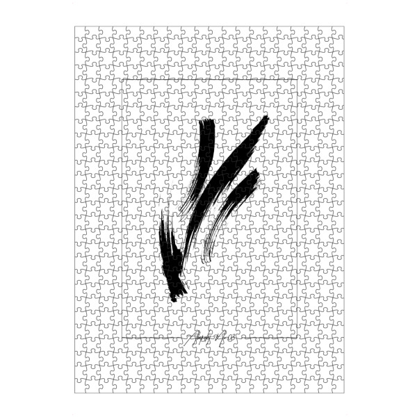 artboxONE Puzzle "ABSTRAKT NO.03" artboxONE - Abstrakt,Schwarzweiß