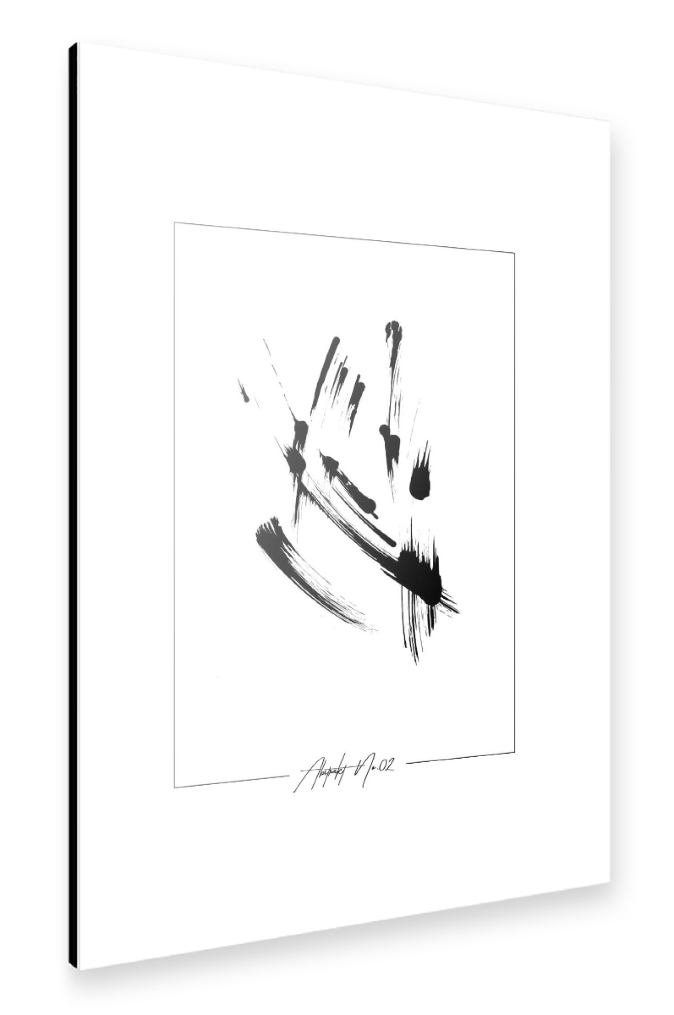 Alu-Dibond "ABSTRAKT NO.02" 30x20 cm artboxONE