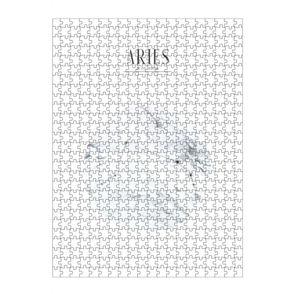 Puzzle Ravensburger "WIDDER | ARIES" artboxONE - Typografie,Geometrie