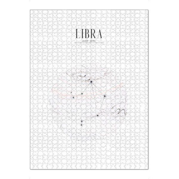 Puzzle Ravensburger "WAAGE | LIBRA" artboxONE - Typografie,Geometrie