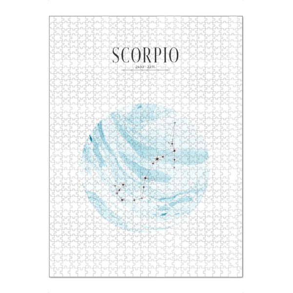 Puzzle Ravensburger "SKORPION | SCORPIO" artboxONE - Typografie,Für Kinder,Fiktion