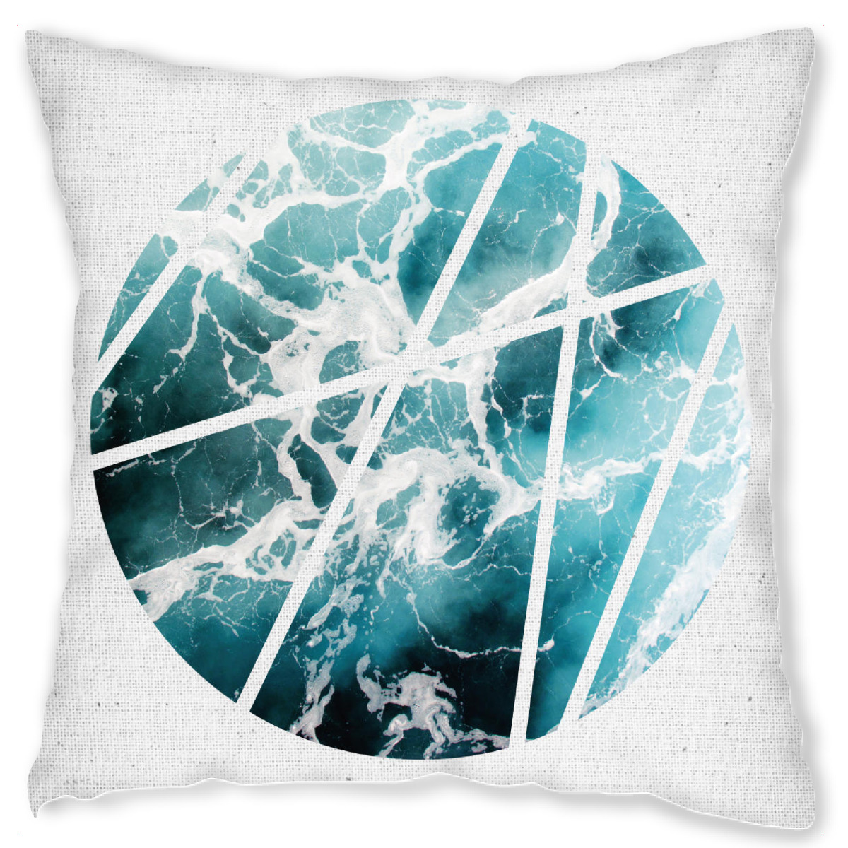 Design-Kissen "Foam 02" artboxONE - Natur,Reise,Geometrie,Reise / Strand und Meer