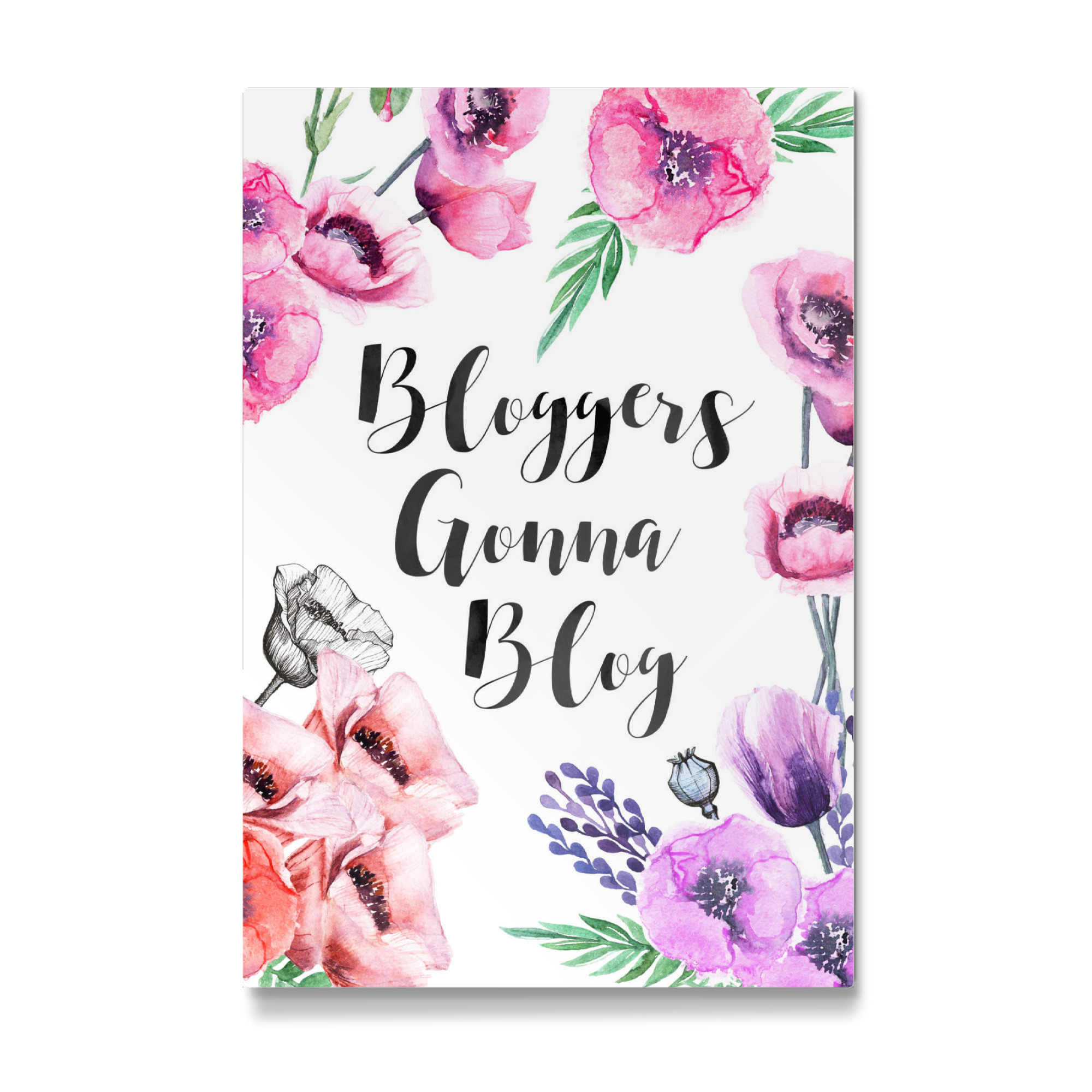 Galerie-Print "Bloggers gonna blog" 75x50 cm artboxONE