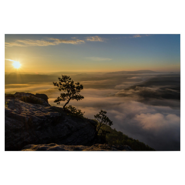 Poster 30x20 cm "Lilienstein 5" artboxONE - Natur