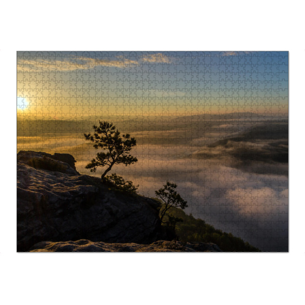 Puzzle Ravensburger "Lilienstein 5" artboxONE - Natur