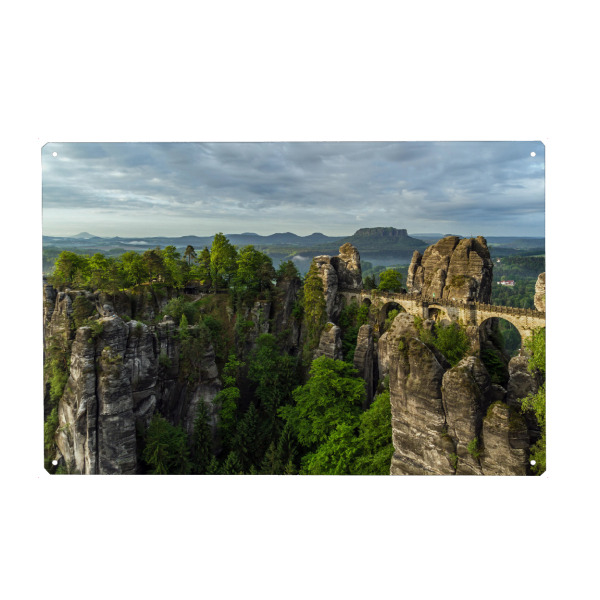 Holzbild "Die Bastei" artboxONE - Natur,Reise