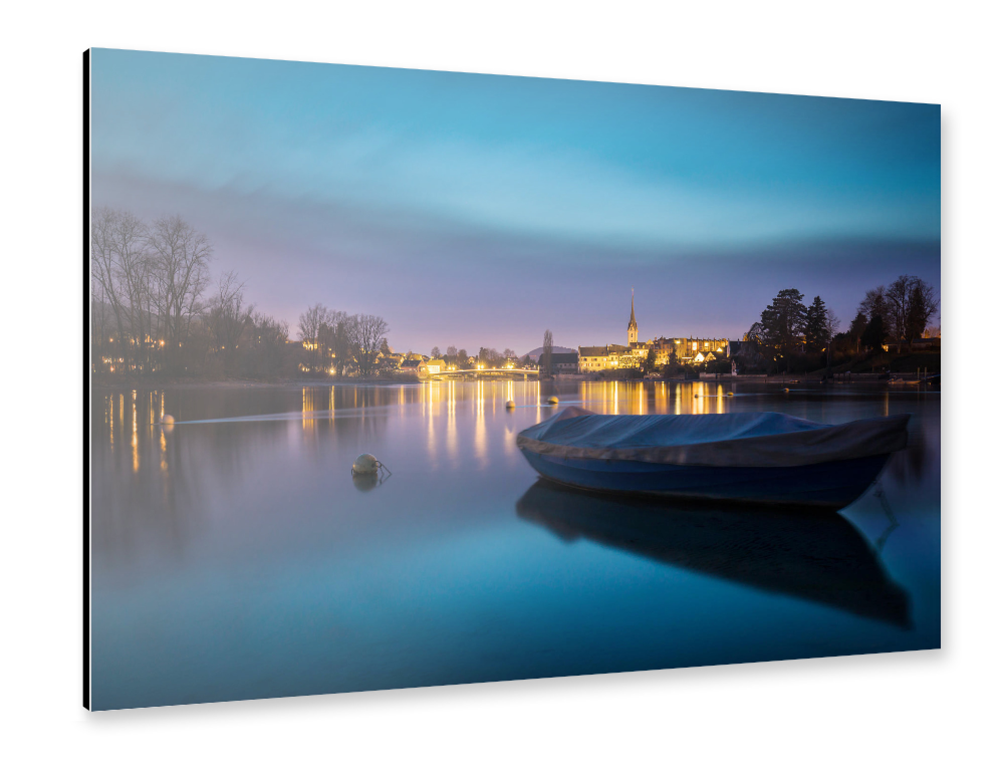 Alu-Dibond "Stein am Rhein" 75x50 cm artboxONE