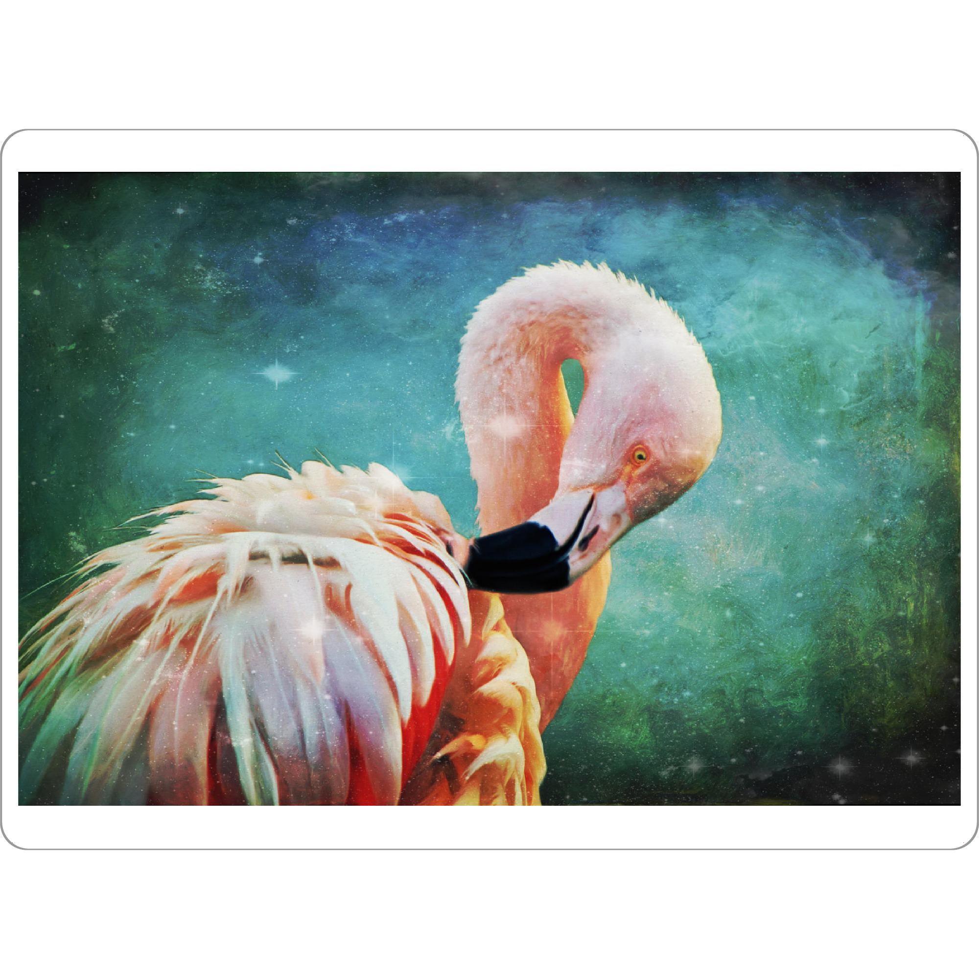 Tischset "Flamingo Portrait" artboxONE - Für Kinder,Tiere,Für Mama