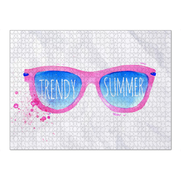 Puzzle Ravensburger "Summer sunglasses" artboxONE - Fashion,Festivals