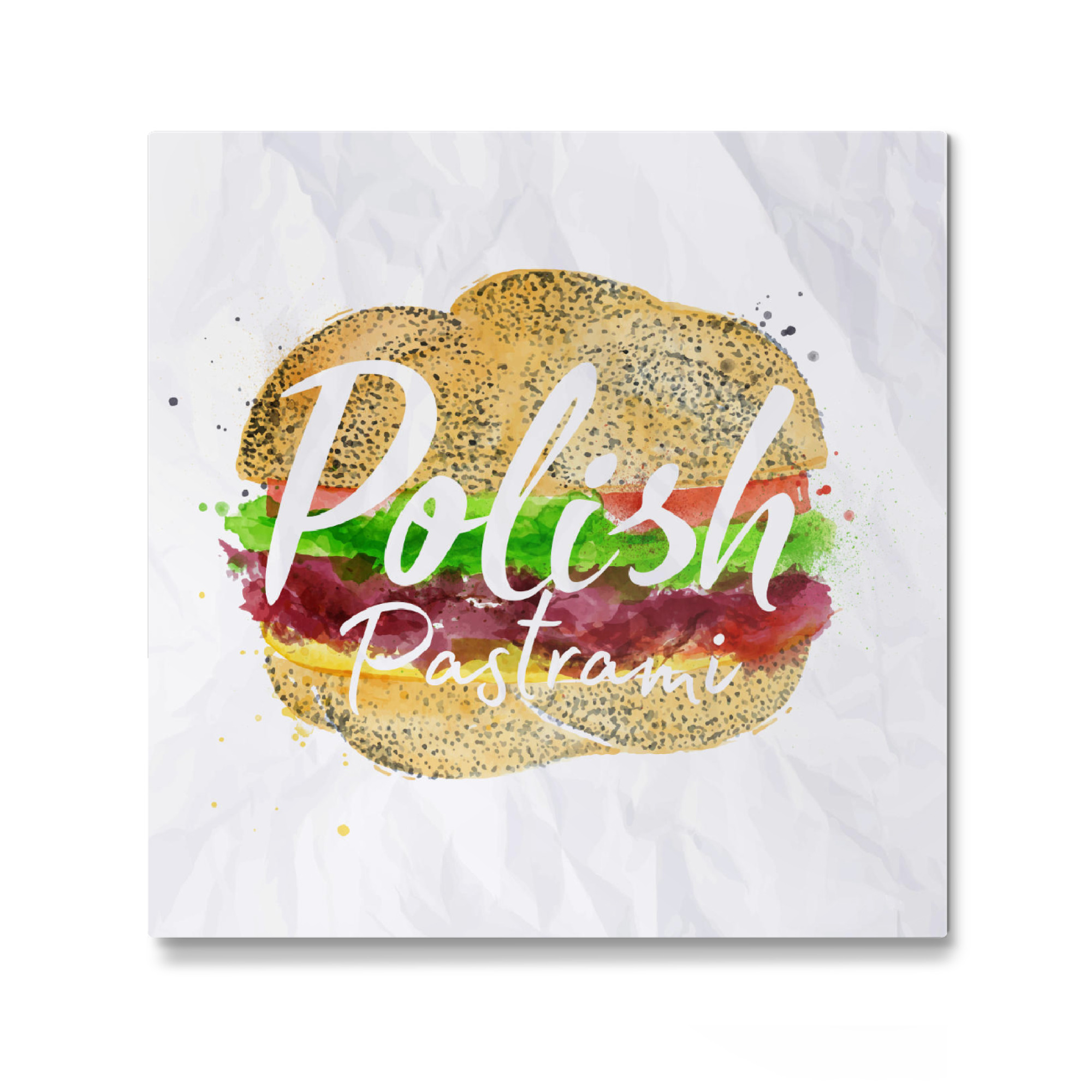 Galerie-Print "Polish pastrami burger" 30x30 cm artboxONE
