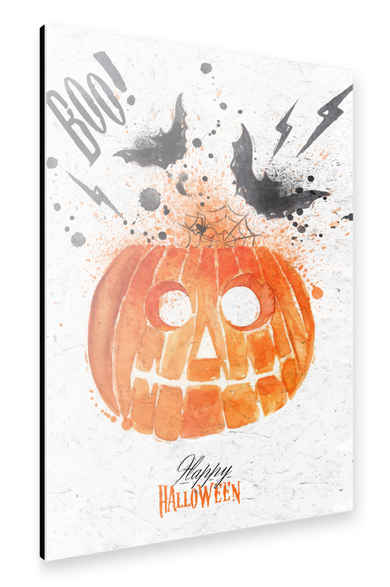 Alu-Dibond "Pumpkin halloween" 30x20 cm artboxONE
