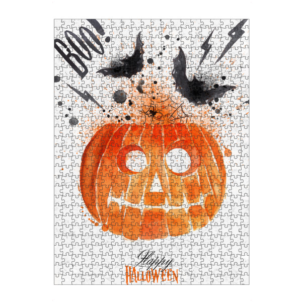 artboxONE Puzzle "Pumpkin halloween" artboxONE - Schwarzweiß,Festivals