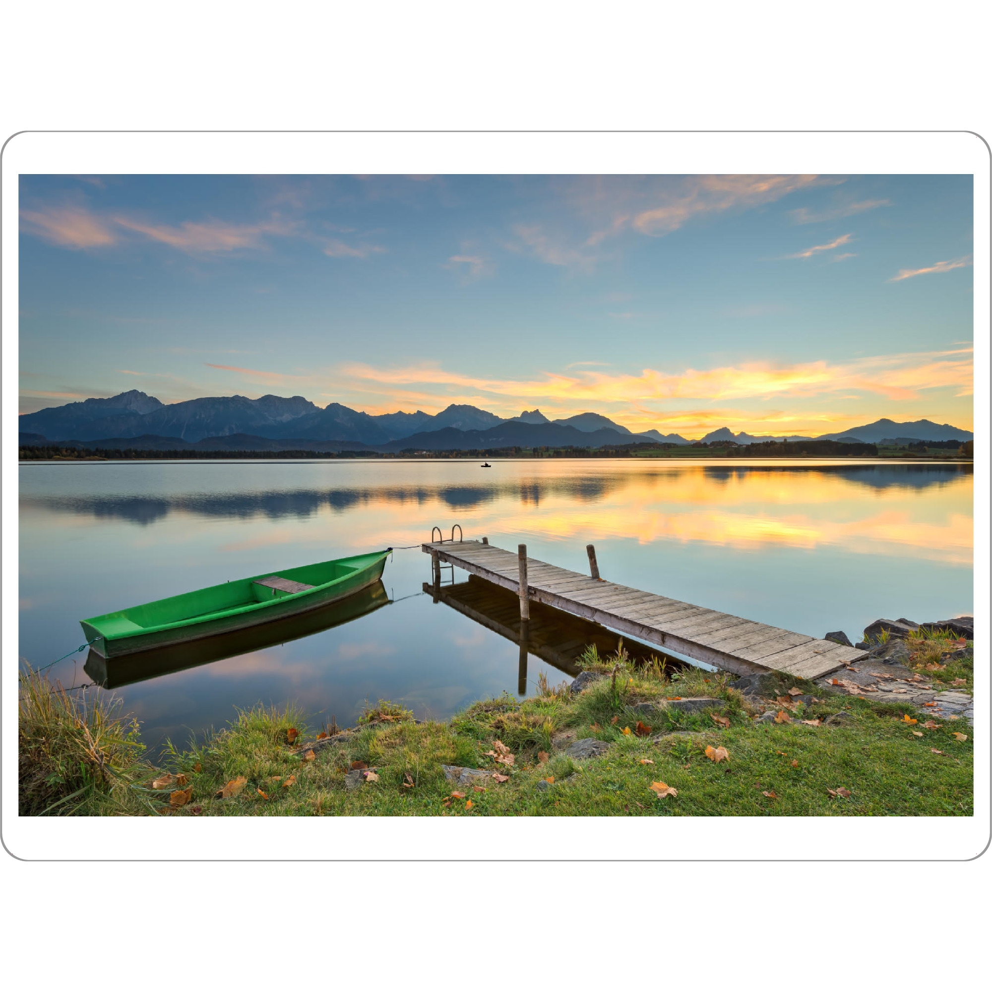 Tischset "Der Hopfensee im Allgäu" artboxONE - Natur,Reise