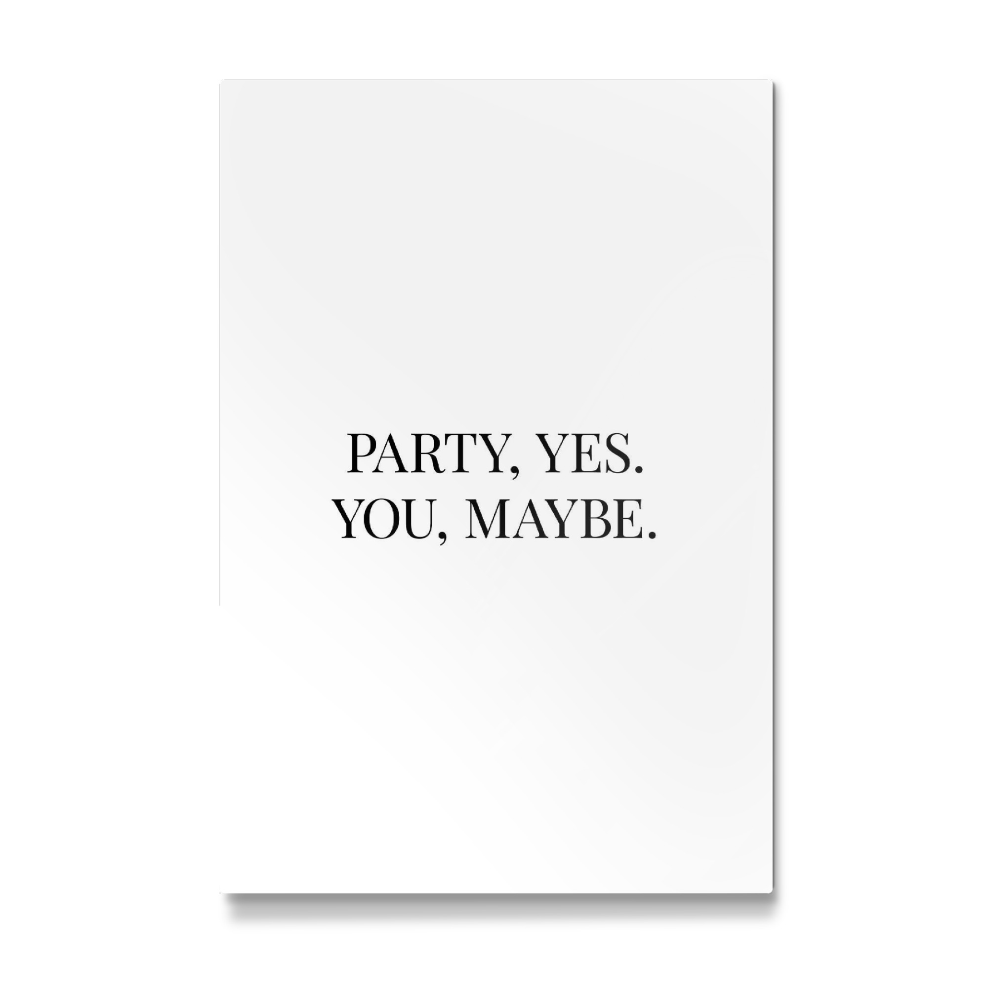 Galerie-Print "Party Yes" 75x50 cm artboxONE