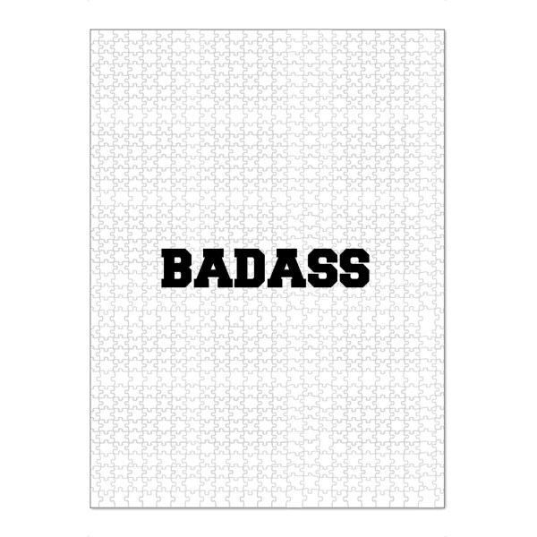 Puzzle Ravensburger "Badass 2" artboxONE - Typografie,Schwarzweiß