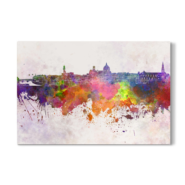 Galerie-Print "Florence skyline in watercolor" 30x20 cm artboxONE