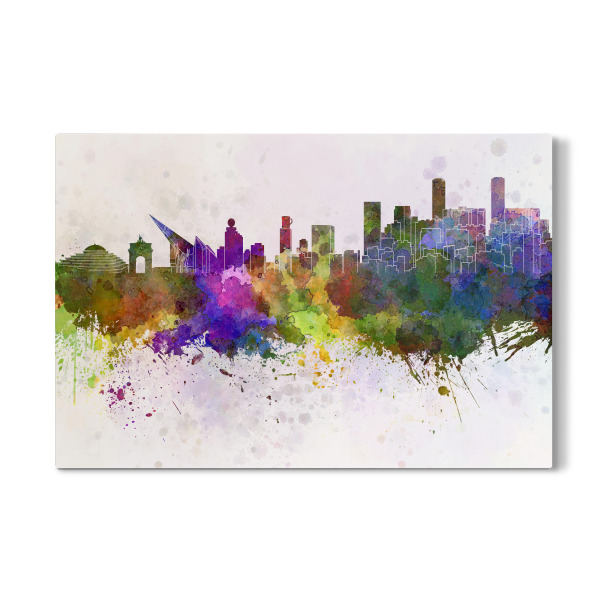 Galerie-Print "Caracas skyline in watercolor" 30x20 cm artboxONE