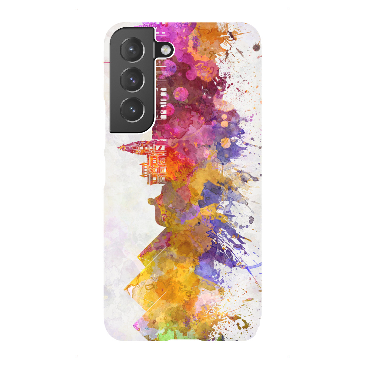 Samsung Galaxy "Cairo skyline in watercolor" Premium-Case Handyhülle artboxONE