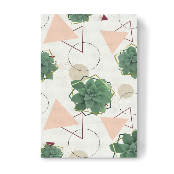 Leinwandbild "Lovely Succulents" artboxONE - Natur,Abstrakt,Geometrie
