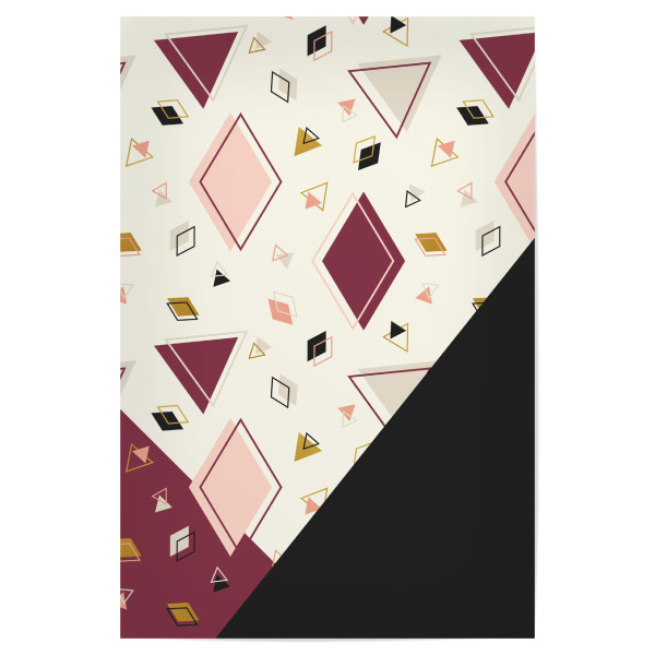 Poster 30x20 cm "Rhombus Mix" artboxONE - Abstrakt,Geometrie