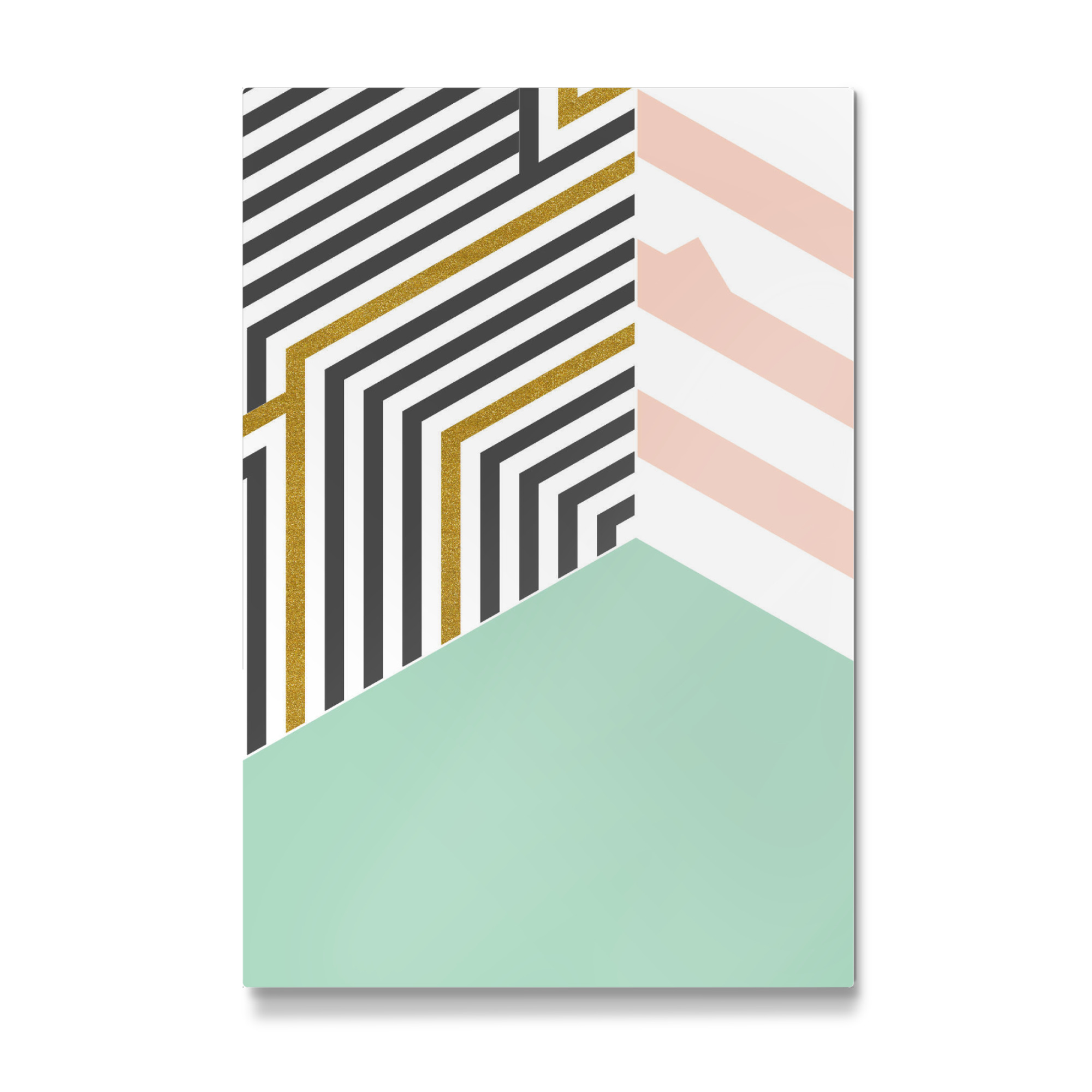 Galerie-Print "Mint&Gold Room" 75x50 cm artboxONE