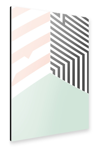 Alu-Dibond "Mint Room" 30x20 cm artboxONE