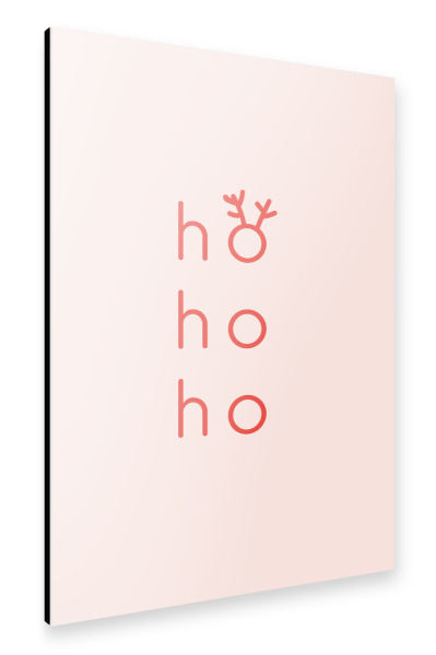 Alu-Dibond "HoHoHo 3" 30x20 cm artboxONE
