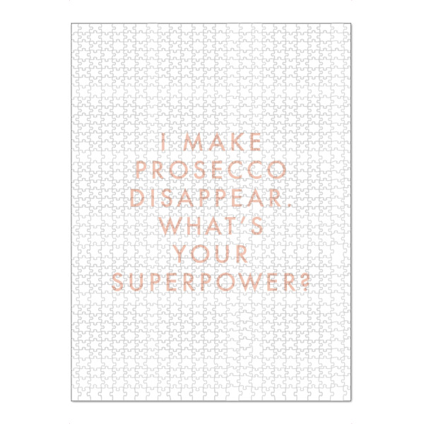 Puzzle Ravensburger "I Make Prosecco Disappear Rose" artboxONE - Typografie,Essen & Trinken,Essen & Trinken / Alkohol,Lustig
