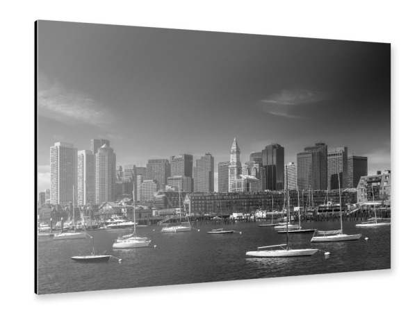 Alu-Dibond "BOSTON Skyline" 30x20 cm artboxONE